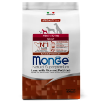 Monge Dog Speciality Monoprotein Mini (ягненок, рис, картофель) в зоомагазине Лепшы Сябар