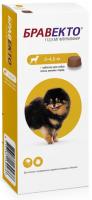 Бравекто Таблетки от блох и клещей (цена за 1 таблетку), 2—4,5 кг, 112,5 мг (СРОК ГОДНОСТИ ДО 03.2026)