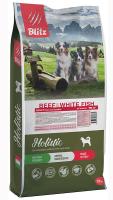 Blitz Holistic GF Adult All Breeds (говядина, белая рыба) в зоомагазине Лепшы Сябар