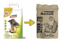 S.Benek Corn кукурузный без аромата (комкующийся) в зоомагазине Лепшы Сябар