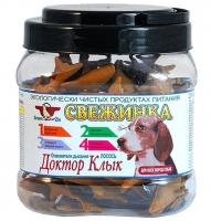 GreenQZin Доктор Клык "Свежинка" (лосось), 630 г в зоомагазине Лепшы Сябар