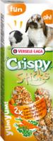 Crispy Sticks доп.корм, палочки-лакомства для кроликов и морских свинок с морковью и петрушкой, 110 г в зоомагазине Лепшы Сябар