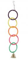 BR5 Игрушка для птиц - подвеска "Кольца", 270*d50мм в зоомагазине Лепшы Сябар