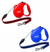 Поводок-рулетка Triol by Flexi Standart Soft М,  5 м трос  в зоомагазине Лепшы Сябар