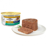 Gourmet Gold (паштет с кроликом), 85 г в зоомагазине Лепшы Сябар