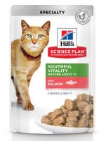 Hill's Science Plan Senior Vitality (лосось), 85 г в зоомагазине Лепшы Сябар