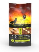 AMBROSIA GRAIN FREE Adult All Breeds (индейка, утка) в зоомагазине Лепшы Сябар