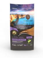 AMBROSIA MEDITERRANEAN Sterilised/Senior (сардина, треска) в зоомагазине Лепшы Сябар