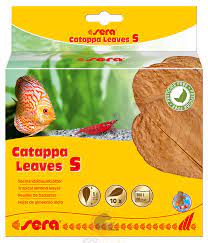 SERA Листья индийского миндаля S "Catappa Leaves", 10 шт., 14 см.