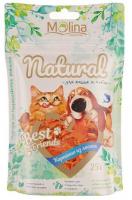 Molina BEST FRIENDS Карпаччо из лосося, 25 г в зоомагазине Лепшы Сябар