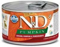 Farmina N&D Pumpkin Puppy Mini (курица, тыква, гранат), 140 г в зоомагазине Лепшы Сябар