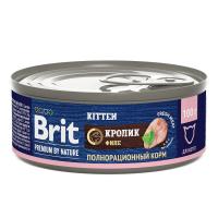 Brit Premium by Nature (кролик) для котят в зоомагазине Лепшы Сябар