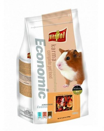 Корм Vitapol для морских свинок Karma Economic, основной рацион, 1,2 кг в зоомагазине Лепшы Сябар