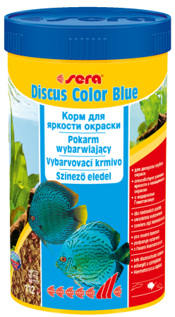 SERA Корм гранулы для окраса дискусов " Discus Color Blue", 100 мл. в зоомагазине Лепшы Сябар