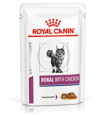 Royal Canin Renal (курица), 85 г х 12 шт в зоомагазине Лепшы Сябар