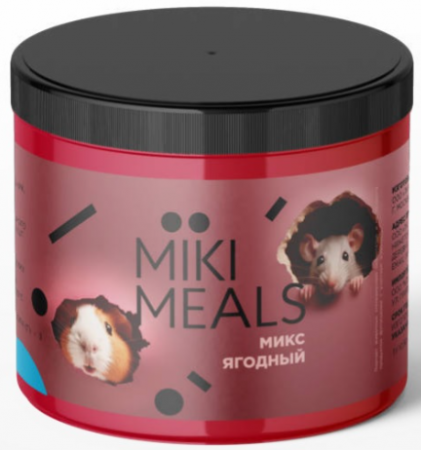  MIKIMEALS Лакомство "Ягодный микс", 150 гр в зоомагазине Лепшы Сябар