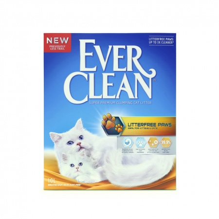 Ever Clean Litterfree Paws для длинношерстных кошек (комкующийся) в зоомагазине Лепшы Сябар