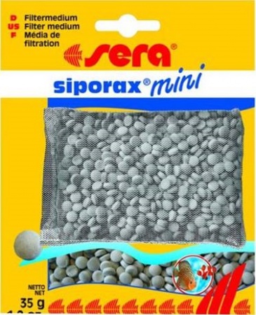 Наполнитель для фильтра Sera Биологический "Siporax Mini Professional", 35 г в зоомагазине Лепшы Сябар