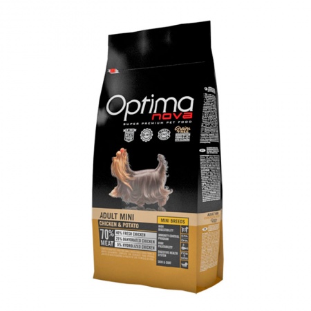 OPTIMA NOVA DOG GRAIN FREE ADULT MINI CHIKEN & POTATO (курица, картофель) в зоомагазине Лепшы Сябар