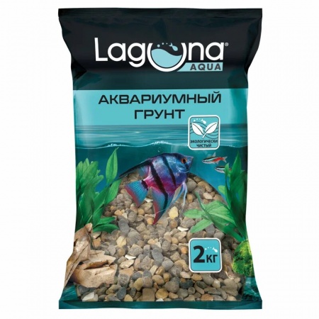 Грунт, 3-5мм (темно-коричневый меланж) в зоомагазине Лепшы Сябар
