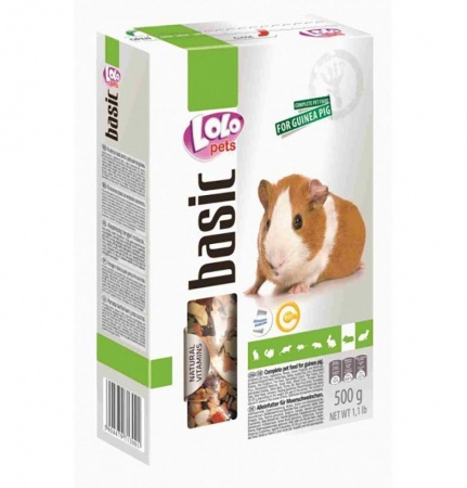 LOLO Pets полнорационный корм для морской свинки в зоомагазине Лепшы Сябар