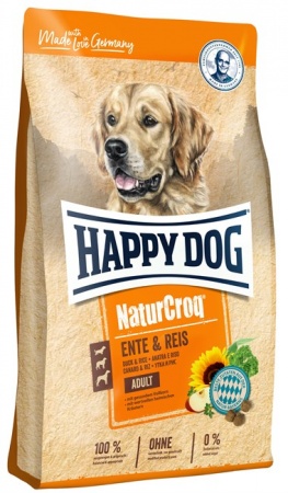 Happy Dog NaturCroq (утка, рис) в зоомагазине Лепшы Сябар