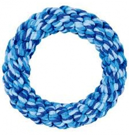 Игрушка "TRIXIE" "DENTAfun" Кольцо хлопковое, 14 см в зоомагазине Лепшы Сябар