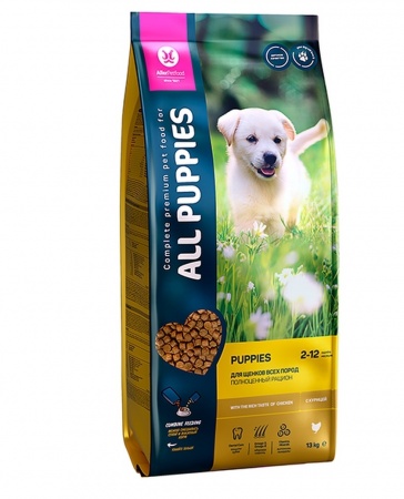 All Puppies (курица) в зоомагазине Лепшы Сябар