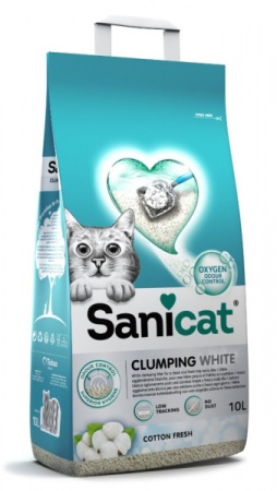  Sanicat Clumping White Cotton Fresh в зоомагазине Лепшы Сябар