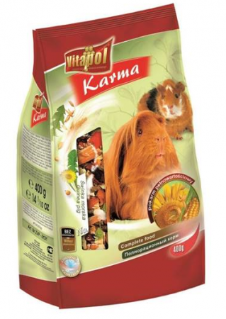 Корм Vitapol для морских свинок Karma полнорационный, 400 г в зоомагазине Лепшы Сябар
