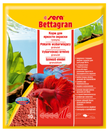 SERA Корм гранулы для петушков "Bettagran", 10 г в зоомагазине Лепшы Сябар